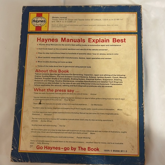 Haynes owners workshop, manual - Picture 2 of 4